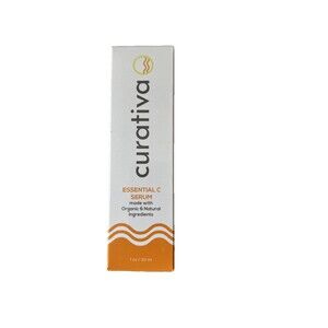Curativa Bay Essential C Serum 1 oz/30 ml Organic Skincare NEW Factory Sealed